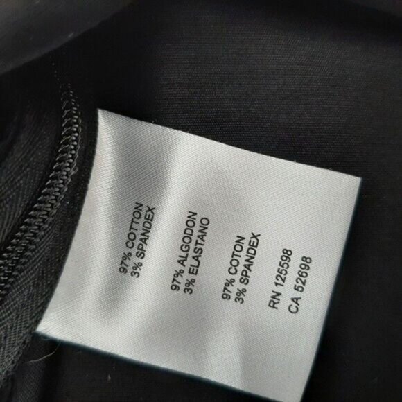 ELLEN TRACY Linda Slim Classic Ankle Crop Pants Black Sz 6 - Picture 11 of 11